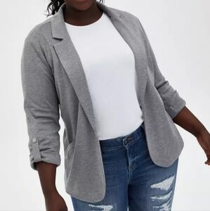 Torrid Knit Jersey Blazer